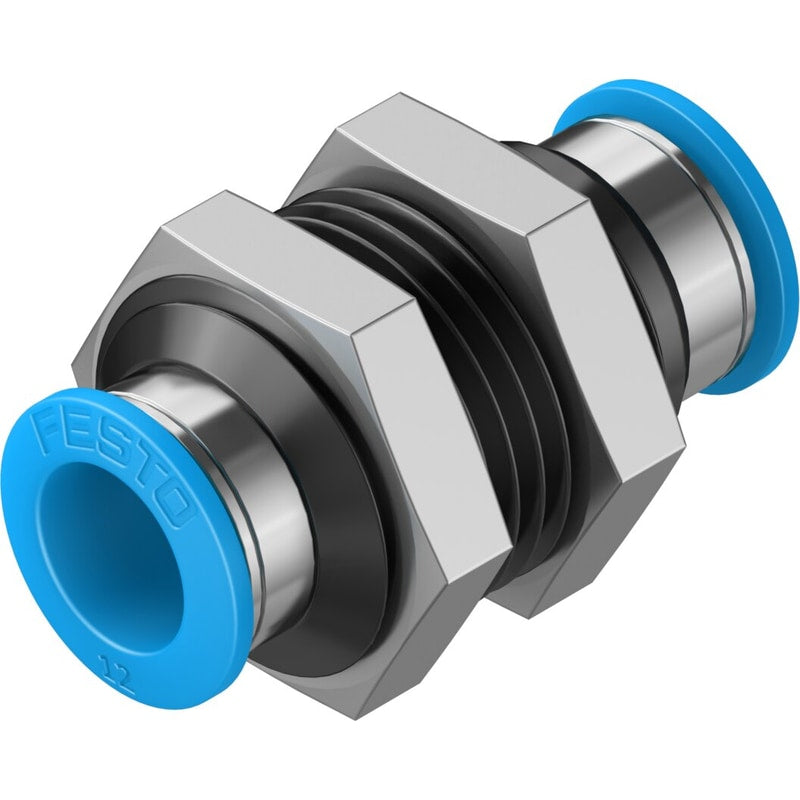 QSS-12-20 Push-in bulkhead connector