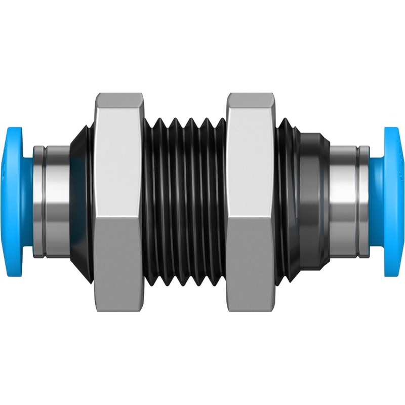 QSS-6 Push-in bulkhead connector
