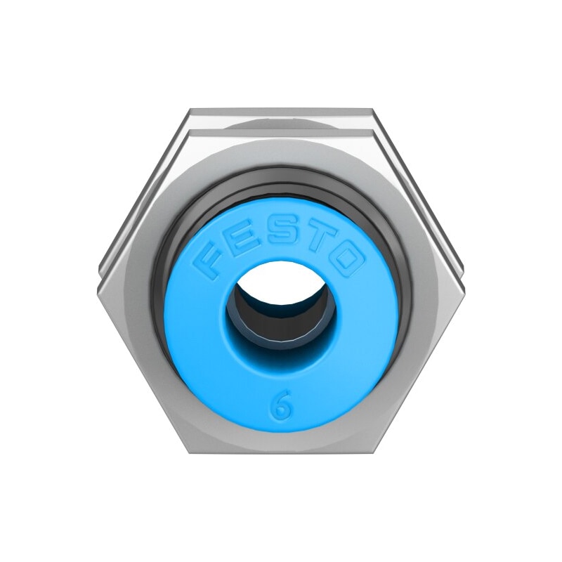 QSS-6 Push-in bulkhead connector