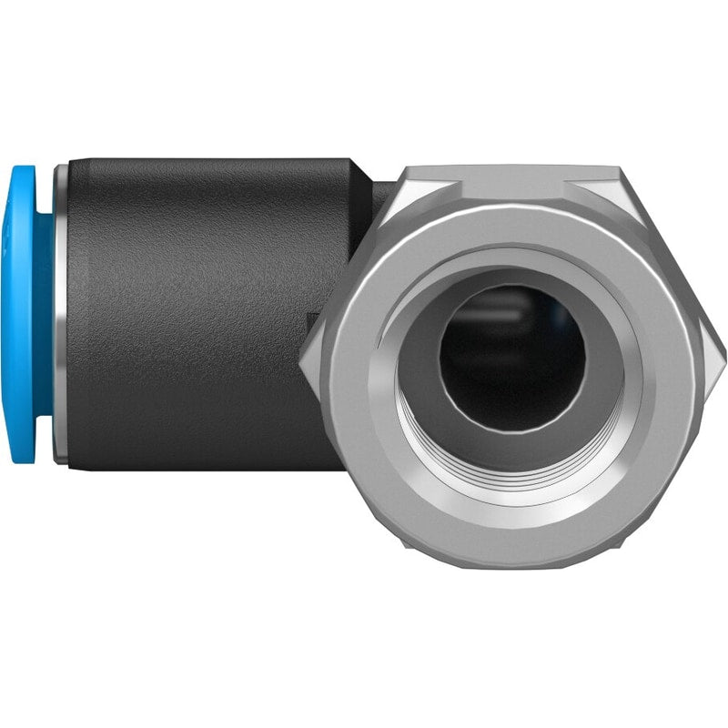 QSLF-1/4-8-B Push-in L-fitting