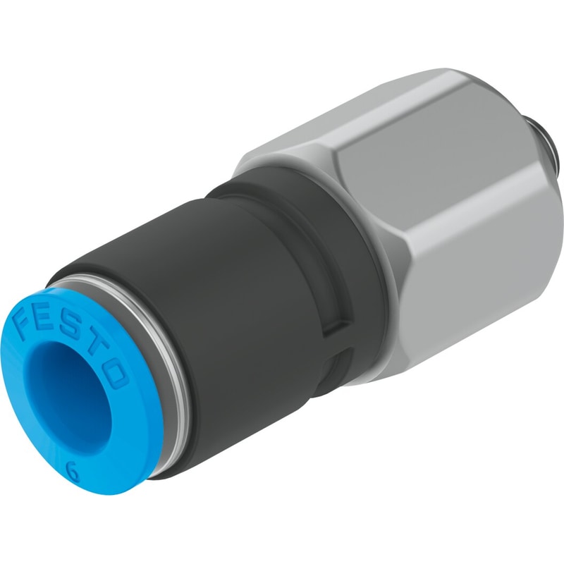 QSR-M5-6 rotary push-in fitting