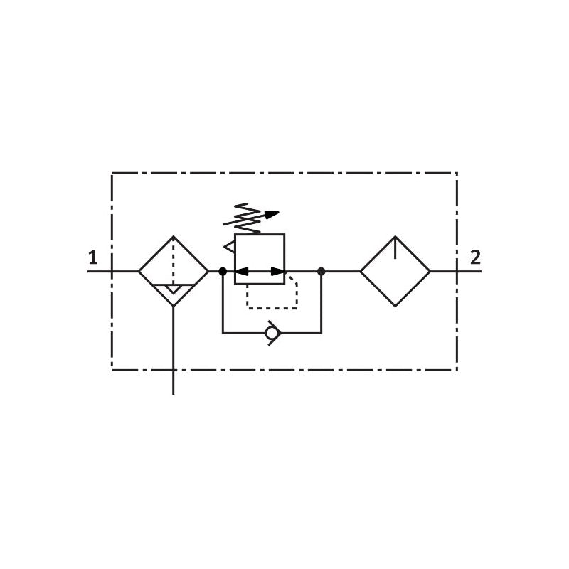 Service unit FRC-1/2-D-O-MAXI-A