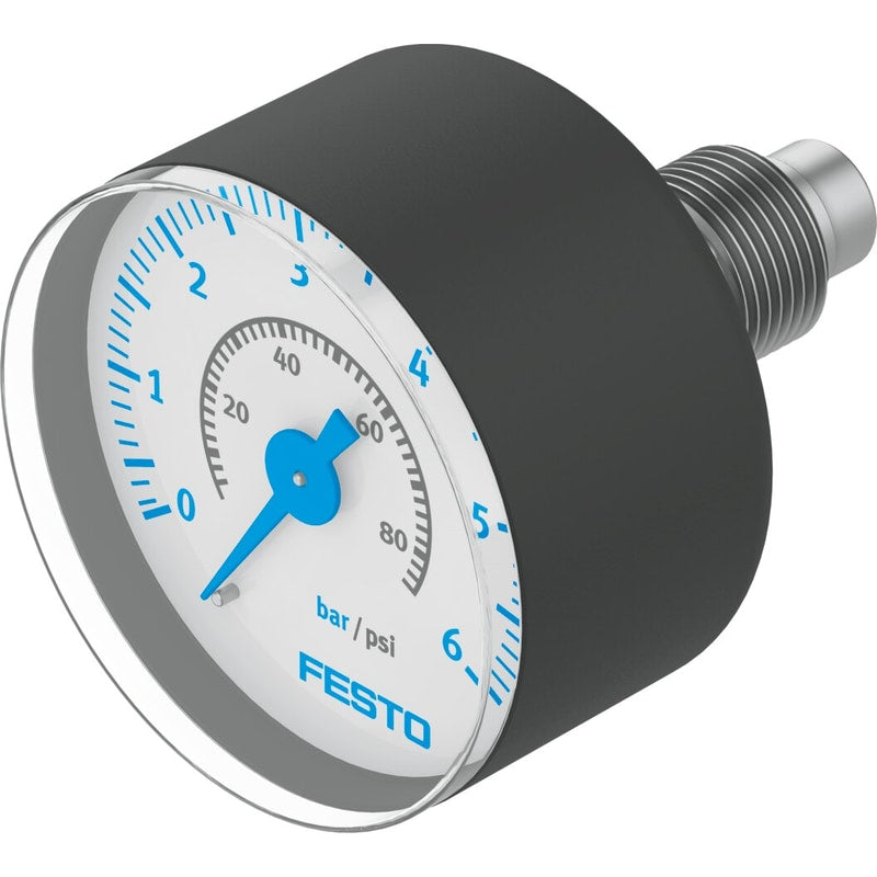 Pressure gauge MA-40-6-R1/4-EN