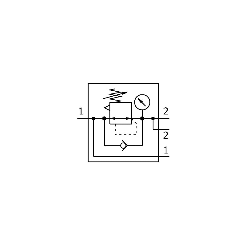 Pressure regulator MS6-LRB-1/2-D6-AS