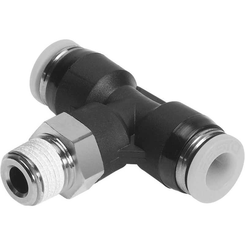 QBT-1/8-1/4-U-M Push-in T-fitting