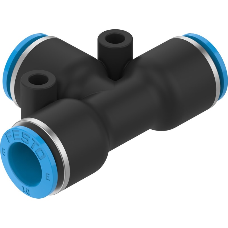 NPQE-T-Q10-E-F1A-P10 Push-in T-connector