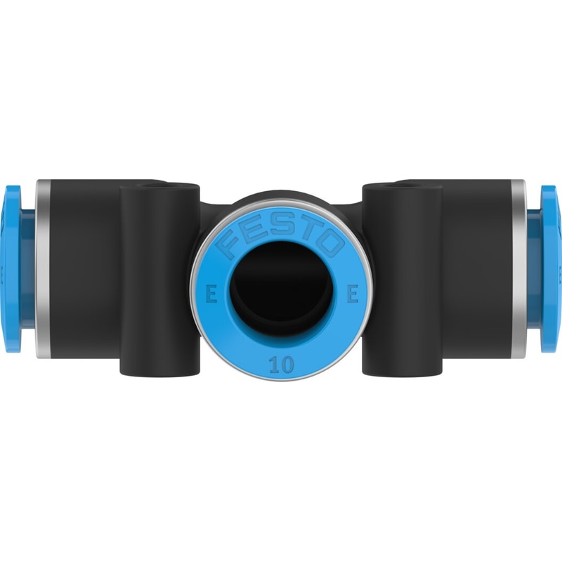 NPQE-T-Q10-E-F1A-P10 Push-in T-connector