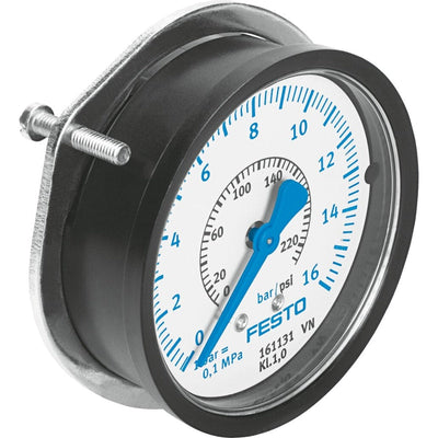 Flanged precision pressure gauge FMAP-63-16-1/4-EN