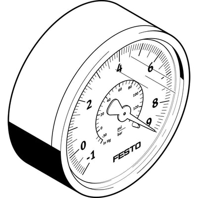 Vacuum gauge VAM-63-V1/9-R1/4-EN