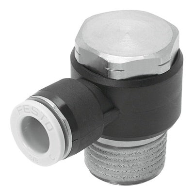 QBMLV-10-32-UNF-1/8-U Push-in L-fitting