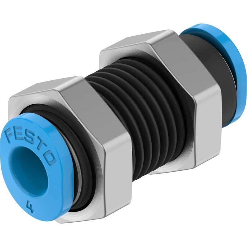 QSMS-4-100 Push-in bulkhead connector
