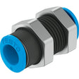 QSMS-6-100 Push-in bulkhead connector