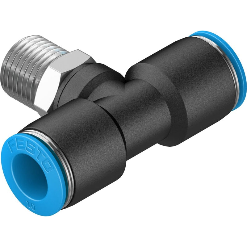 QST-1/4-10-50 Push-in T-fitting
