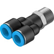 QSY-1/2-10 Push-in Y-fitting