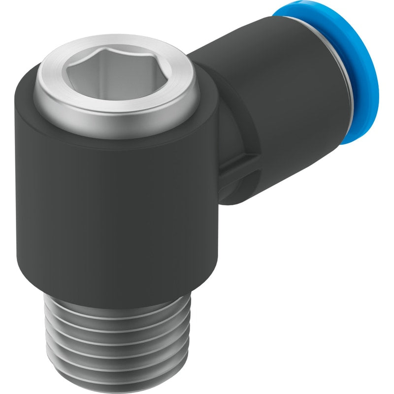QSLV-1/4-8-I Push-in L-fitting