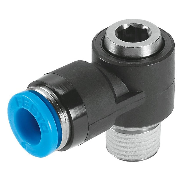QSLV-3/8-8-I Push-in L-fitting
