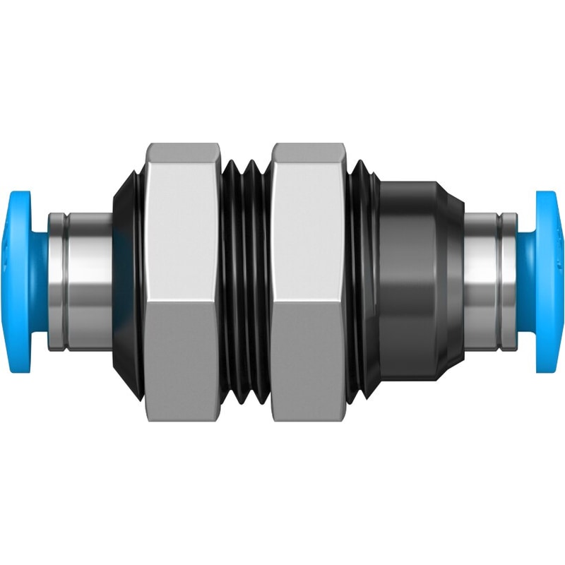QSS-4 Push-in bulkhead connector
