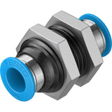 QSS-10 Push-in bulkhead connector