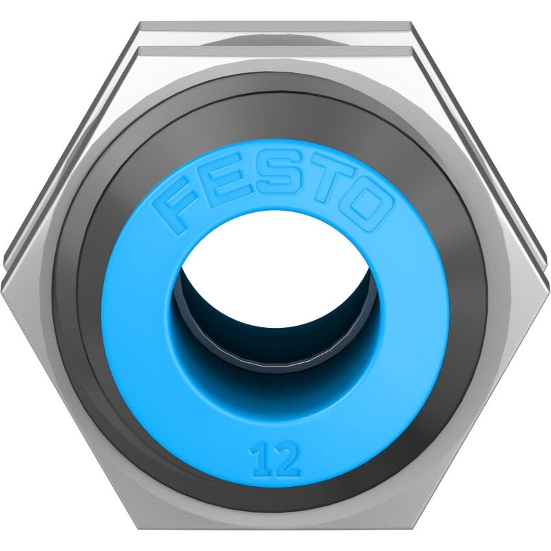 QSS-12 Push-in bulkhead connector