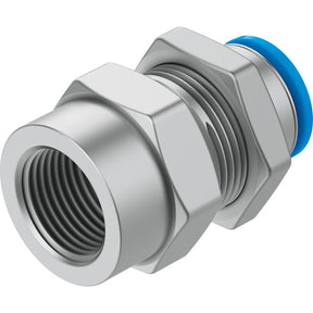 QSSF-1/4-8-B Bulkhead push-in fitting