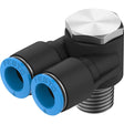 QSYLV-1/4-8 push-in Y-fitting