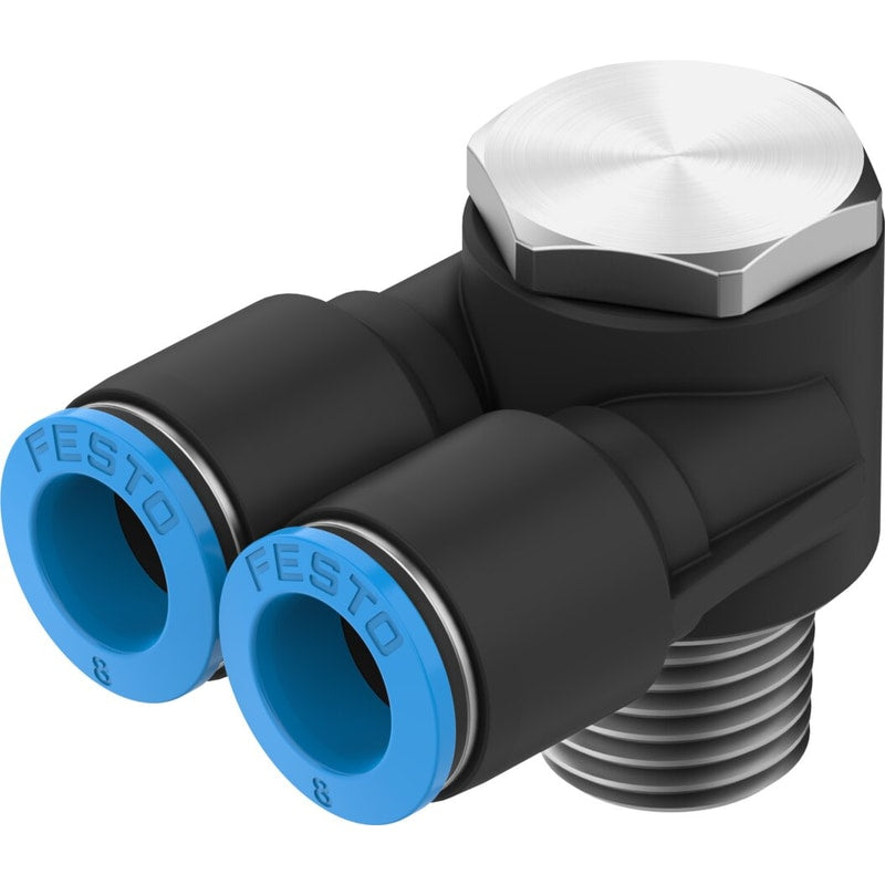 QSYLV-1/4-8 push-in Y-fitting