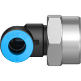 QSLF-3/8-8-B Push-in L-fitting
