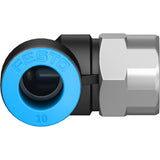 QSLF-1/4-10-B Push-in L-fitting