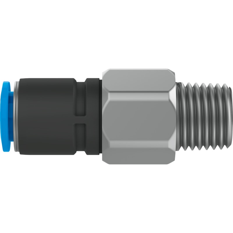 QSR-1/4-6 rotary push-in fitting