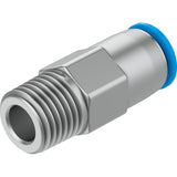 QSK-1/4-8 push-in fitting, self-sealing