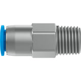 QSK-1/4-8 push-in fitting, self-sealing