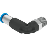QSKL-1/4-8 self-sealing push-in L-fitting