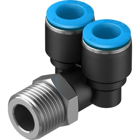 QSYL-1/8-1/4-U push-in T-fitting
