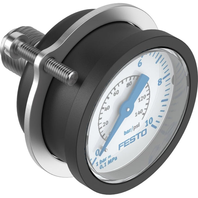 Flanged pressure gauge FMA-40-10-1/4-EN