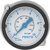 Flanged pressure gauge FMA-40-10-1/4-EN