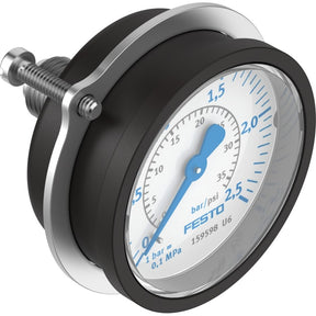 Flanged pressure gauge FMA-50-2,5-1/4-EN