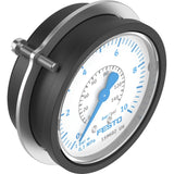Flanged pressure gauge FMA-63-10-1/4-EN