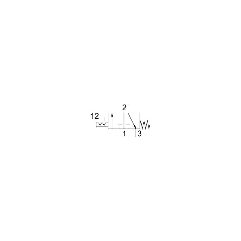 On/off valve HE-3/8-D-MINI