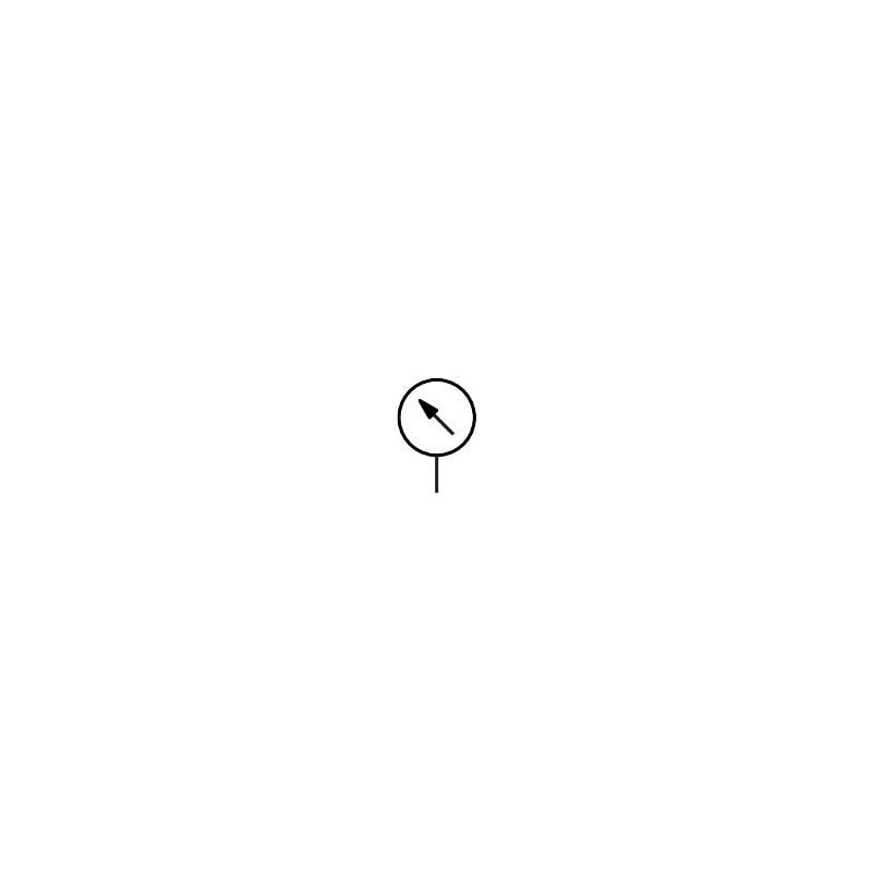 Pressure gauge MA-40-10-G1/4-EN