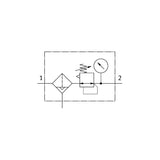 Filter regulator LFR-1/4-D-5M-MIDI-A