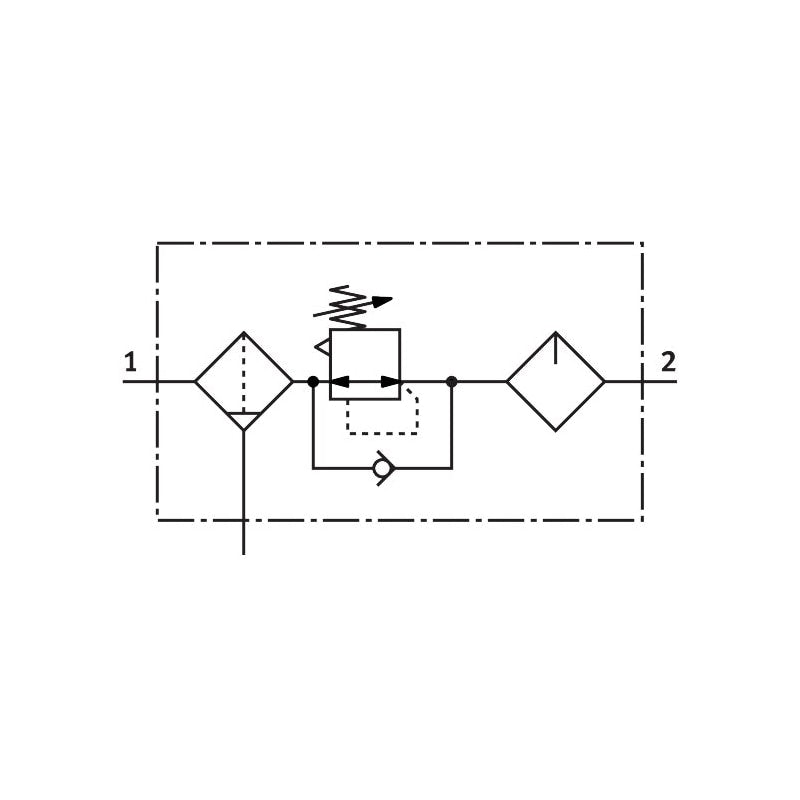 Service unit FRC-1/2-D-O-MAXI