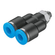QSY-M5-6 Push-in Y-fitting