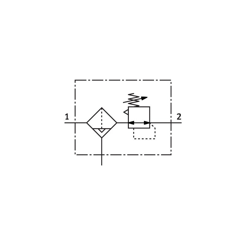 Filter regulator LFR-1/8-D-7-O-MINI-A