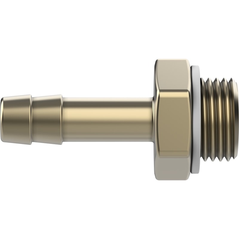 N-3/8-P-6 Barbed hose fitting