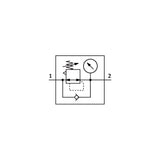 Pressure regulator MS4-LR-1/8-D7-AS