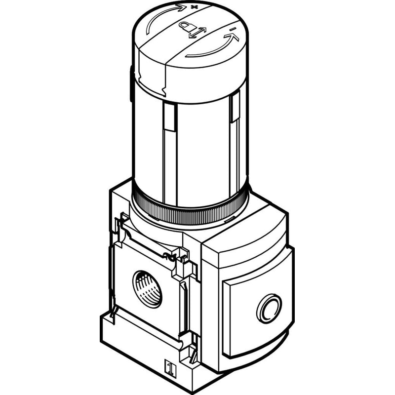 Pressure regulator MS4-LRB-1/4-D5-A8-AS