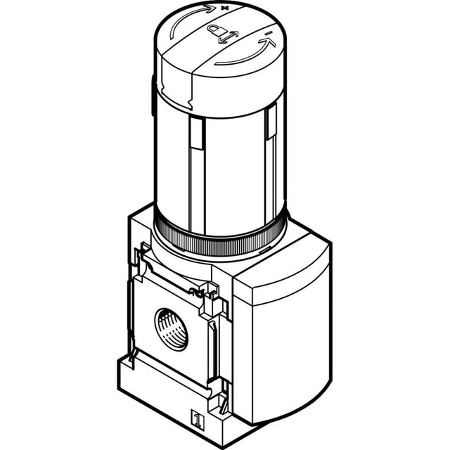 Pressure regulator MS4-LRB-1/4-D6-VS-AS-Z