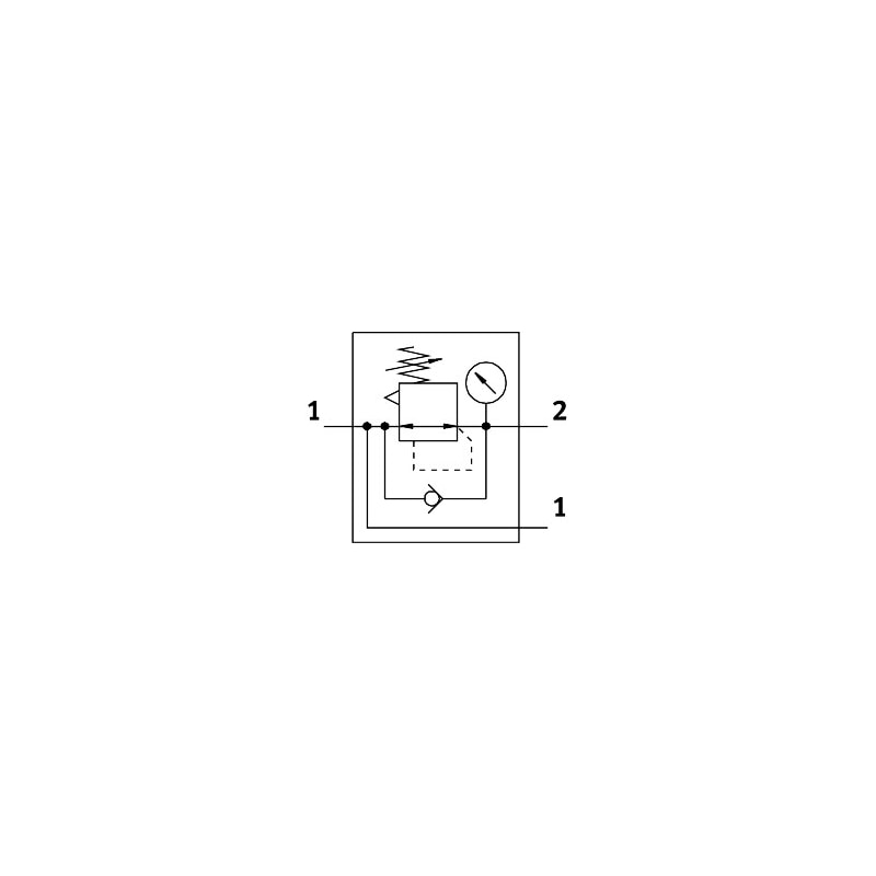 Pressure regulator MS4N-LRB-1/4-D6-AS