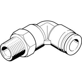 QBML-1/8-1/8-U-M Push-in L-fitting