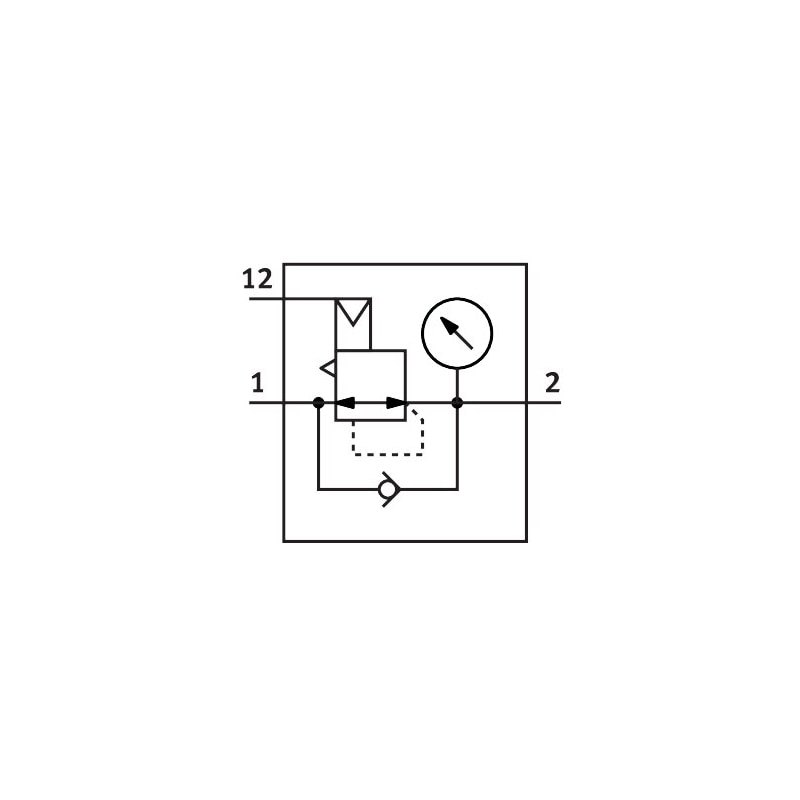 Pressure regulator MS12-LR-G-PO
